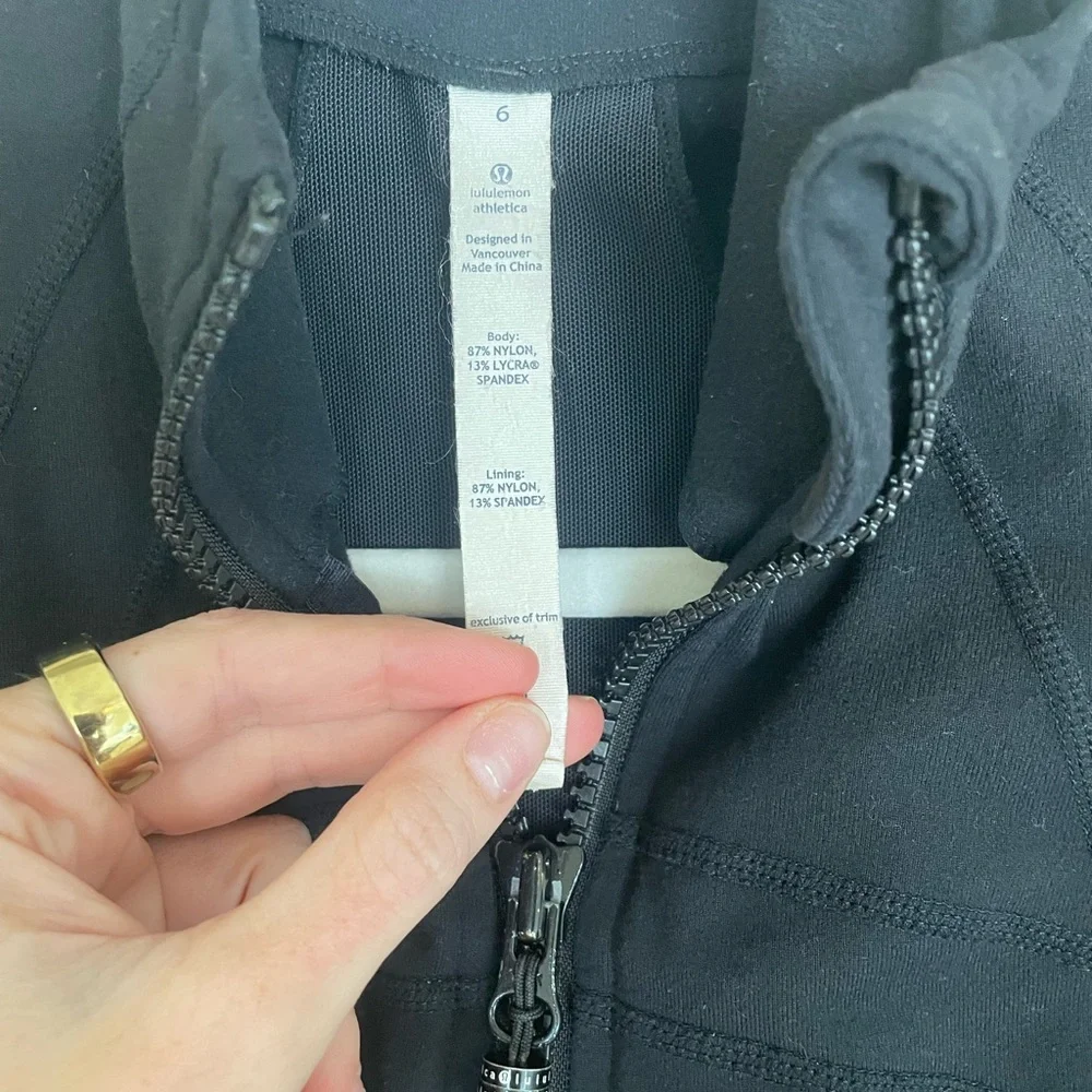 lululemon athletica Black Zip Jacket - Picture 2 of 5